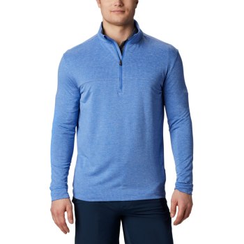 Columbia Omni-Wick Soar, Pullover Azules Oscuro Para Hombre | 657192-EOR